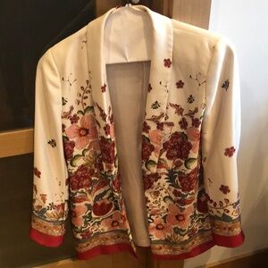 ZARA Floral Blazer